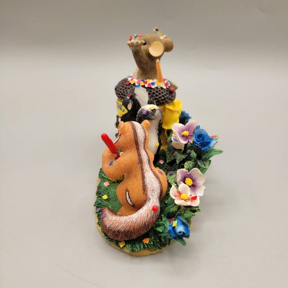 Charming Tails Friendship is the Reason to Celebrate Spec Event Figurine 2002 - Picture 3 of 8